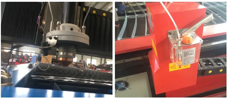 CNC Square Tube Plasma Cutting Machine 150 Pneumatic Chuck Metal Sheet Plasma Cutter