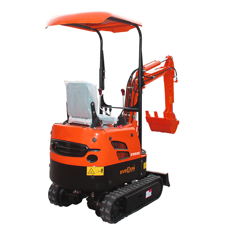 Competitive Price Qingdao Everun New Ere08 Crawler Mini Excavator Machine