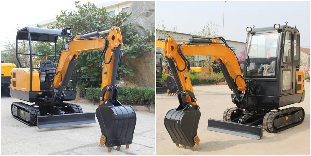 Construction Machinery Hot Sale 2.5 Ton Mini Digger with Attachments From Manufacture