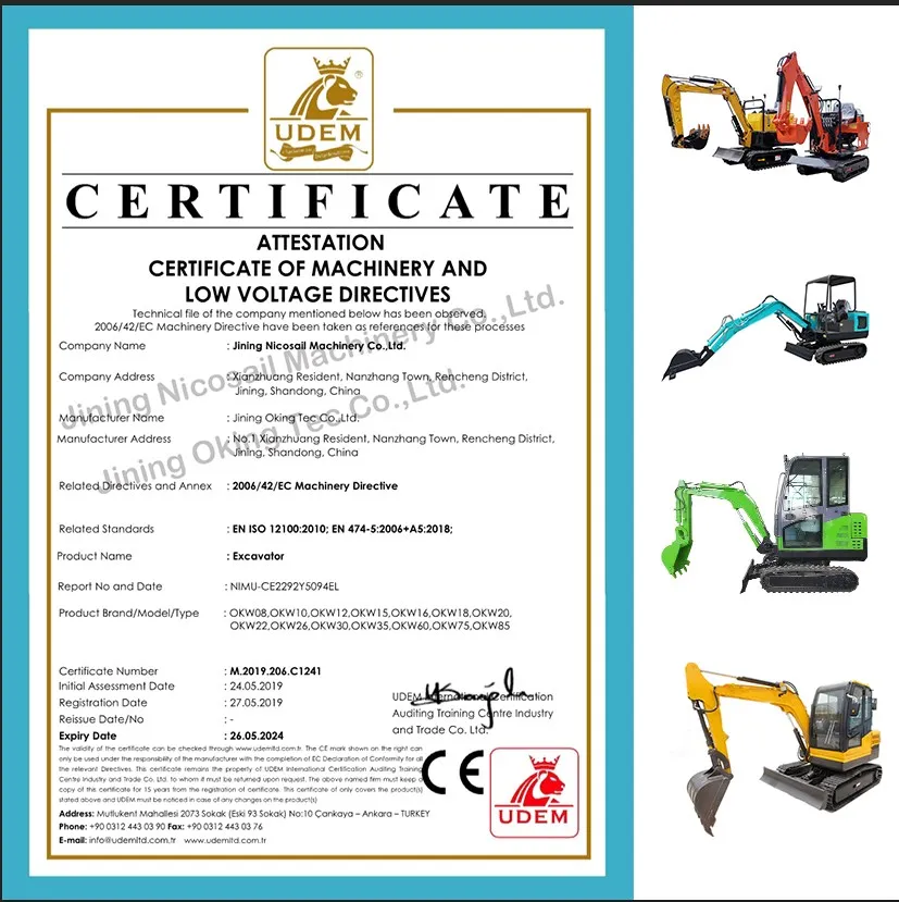 Crawler Excavators Backhoe Wheel Excavators Harga China Mini Excavator