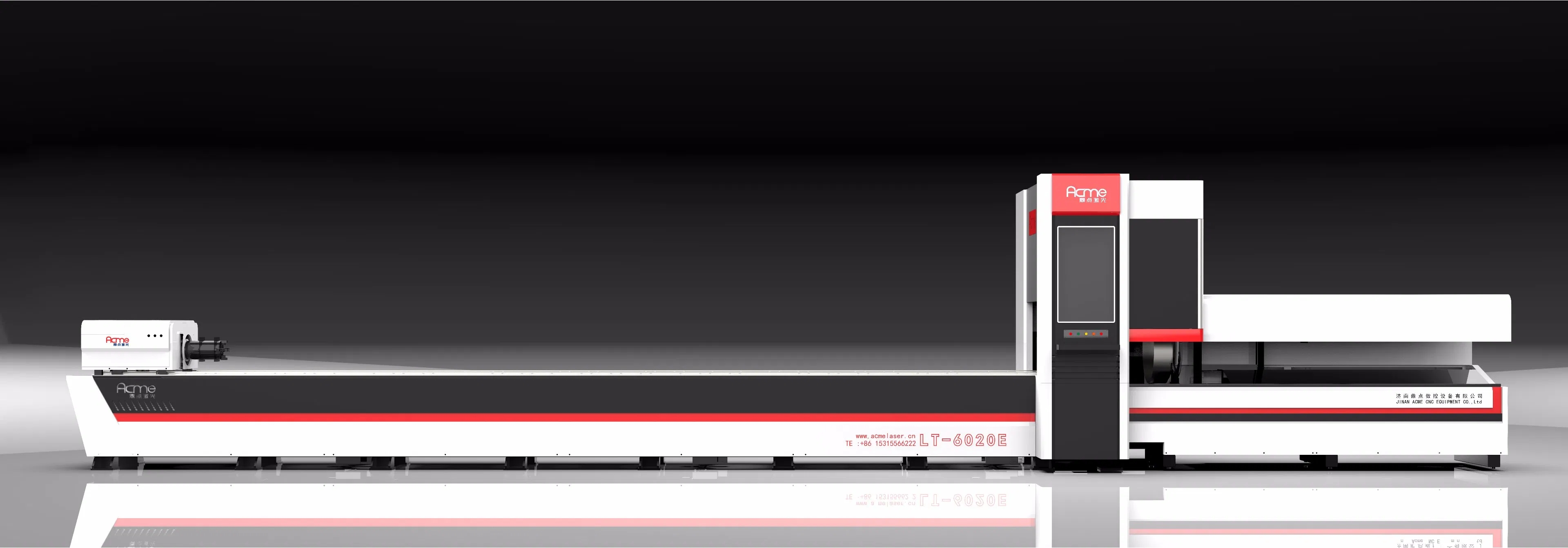 Cutting Carbon Steel, Stainless Steel, A1000W-4000W Metal Tube and Pipe Fiber Laser Cutting Machine Lt- 6020e