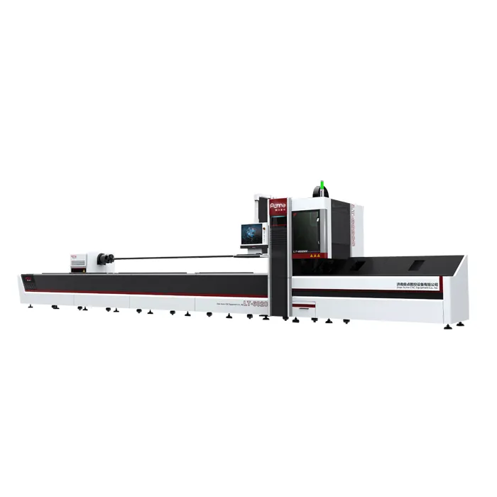 Cutting Carbon Steel, Stainless Steel, A1000W-4000W Metal Tube and Pipe Fiber Laser Cutting Machine Lt-6020e