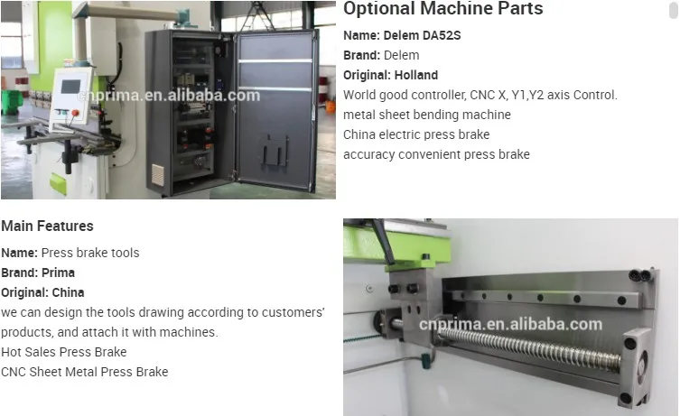 Delem Da58t 4 Axis Sheet Metal Hydraulic CNC Press Brake
