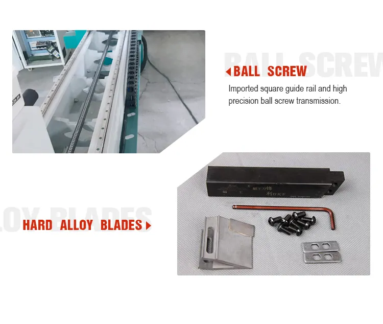 Double-Tool Holder CNC Wood Turning Lathe Machine with Horizontal Spindles