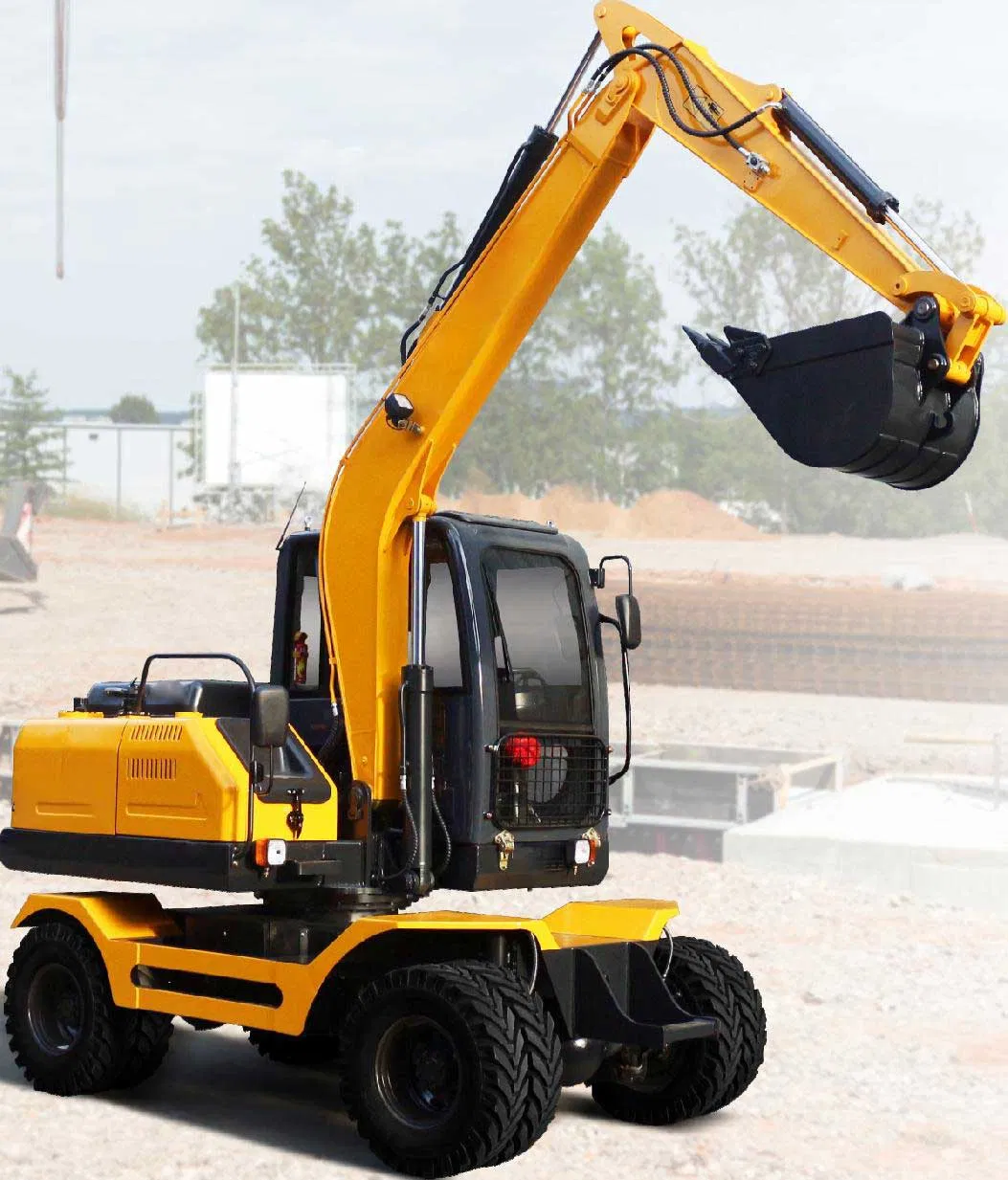 Easy to Deal with All Kinds of Miscellaneous L75W-8y Wheel Excavator