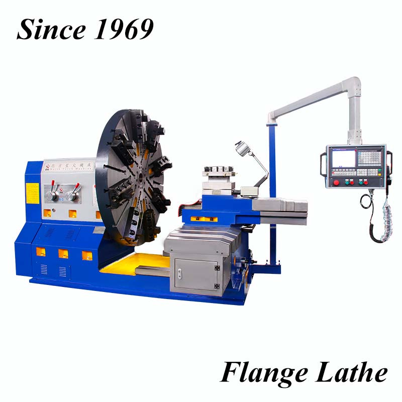 Economic Professional Facing Manual Lathe for Turning Ring Part, Flange