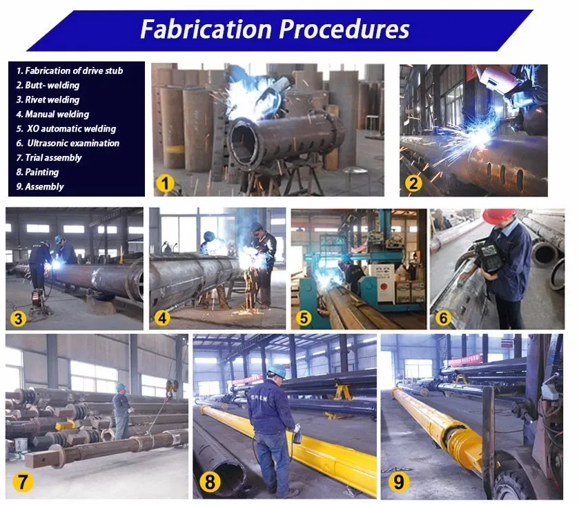 Engineering and Construction Machinery Pile Driver Rotary Drilling Rig Parts Friction Kelly Bar