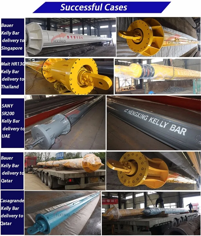 Engineering and Construction Machinery Pile Driver Rotary Drilling Rig Parts Friction Kelly Bar