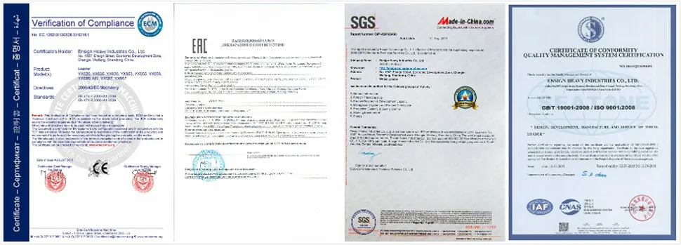 Operating Weight 13-14 Ton Wheel Loader Yx646