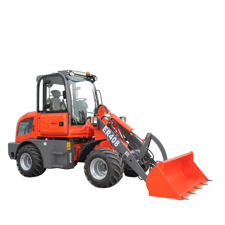 Everun New Designed Earth-Moving Machinery 800kg Er408 CE Certified Mini Wheel Loader