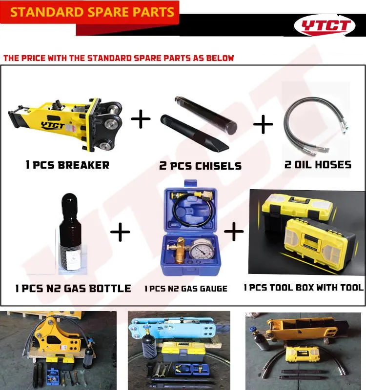 Excavator Hyundai Hydraulic Concrete Breaker Rock