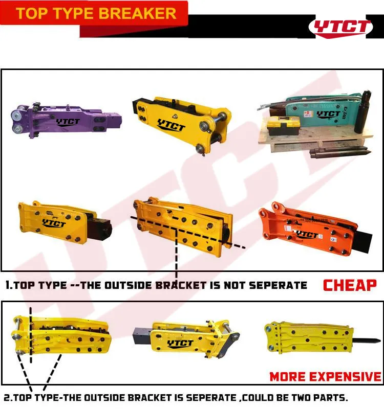 Excavator Hyundai Hydraulic Concrete Breaker Rock