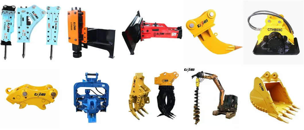 Excavator Mounted Vibro Hammer for Concrete Pile