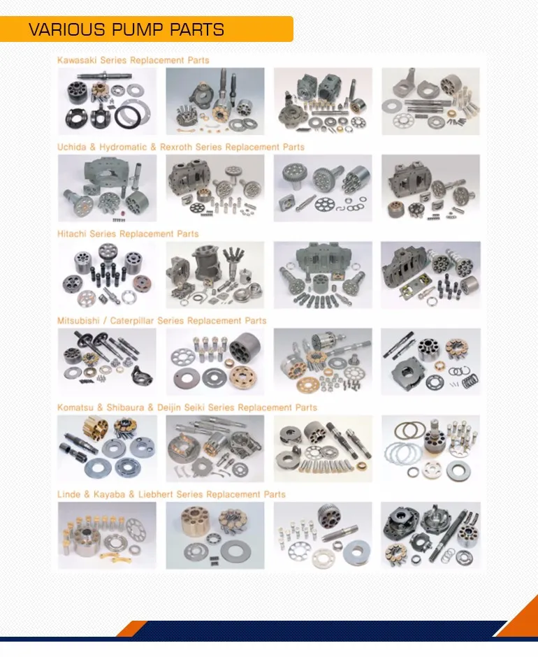 Excavator Parts Hydraulic Repair Parts for Hpv95 PC200-6, PC200-7 Mian Pump