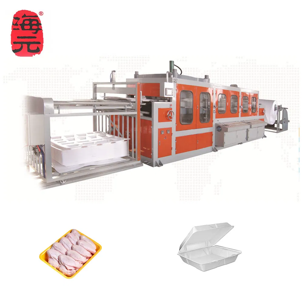 Factory Direct Sales PS Foam Food Container Vacuum Forming Plate Dish Machine