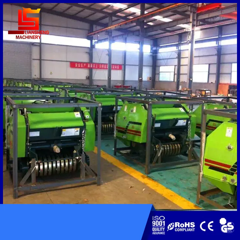 Factory Directly Exporting Tractor Driven Round Straw Baler Grass Baling Machines Hay Baling Press Mini Hay Baler