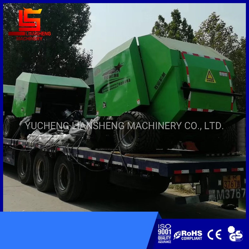 Factory Directly Exporting Tractor Driven Round Straw Baler Grass Baling Machines Hay Baling Press Mini Hay Baler