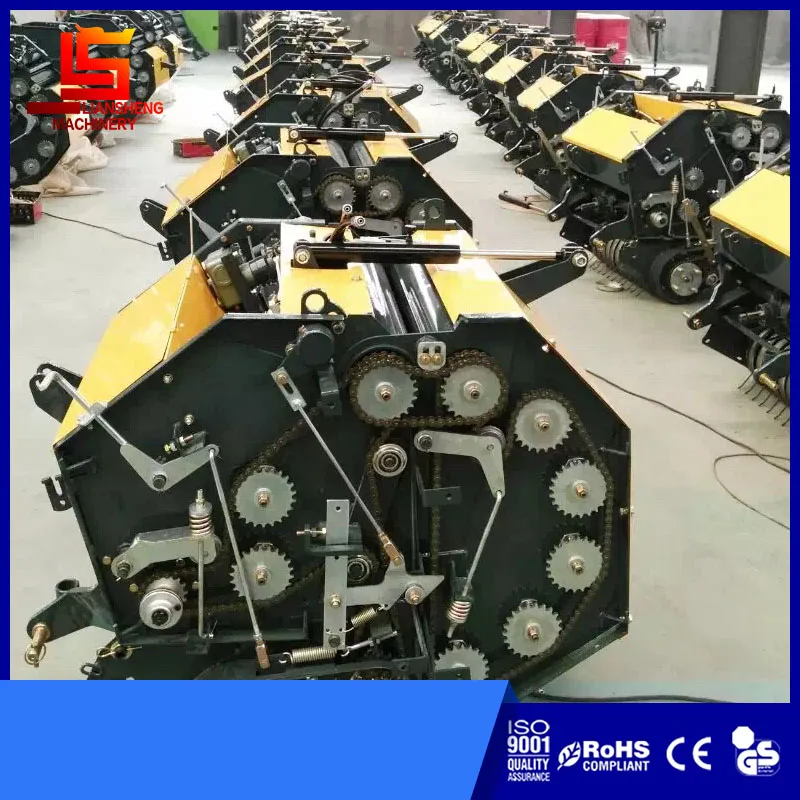 Factory Directly Exporting Tractor Driven Round Straw Baler Grass Baling Machines Hay Baling Press Mini Hay Baler
