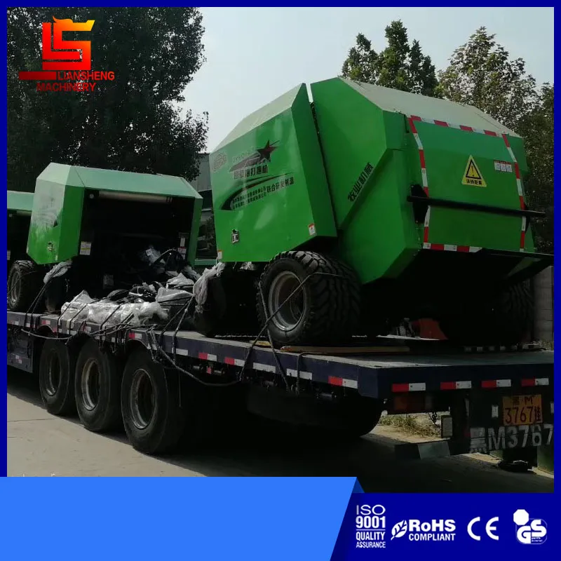 Factory Directly Exporting Tractor Driven Round Straw Baler Grass Baling Machines Hay Baling Press Mini Hay Baler