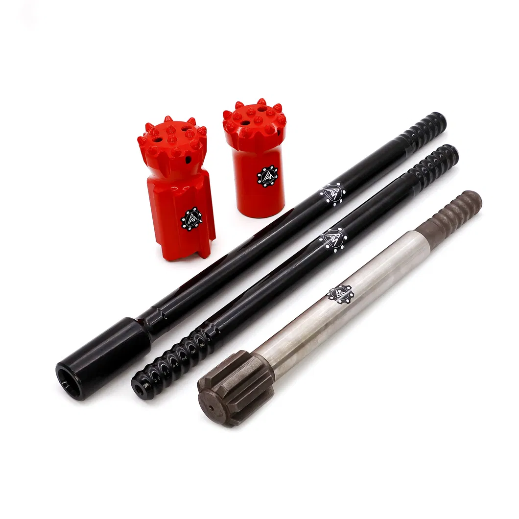 Factory Directly Provide Mining for Mine Hydraulic DTH Rock Drilling Rig 50m T38 T45 T51 Speed Rod
