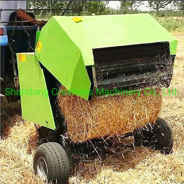 Farm Implement Mini Round Baler Machine Kw-1220 Animal Feed Baler