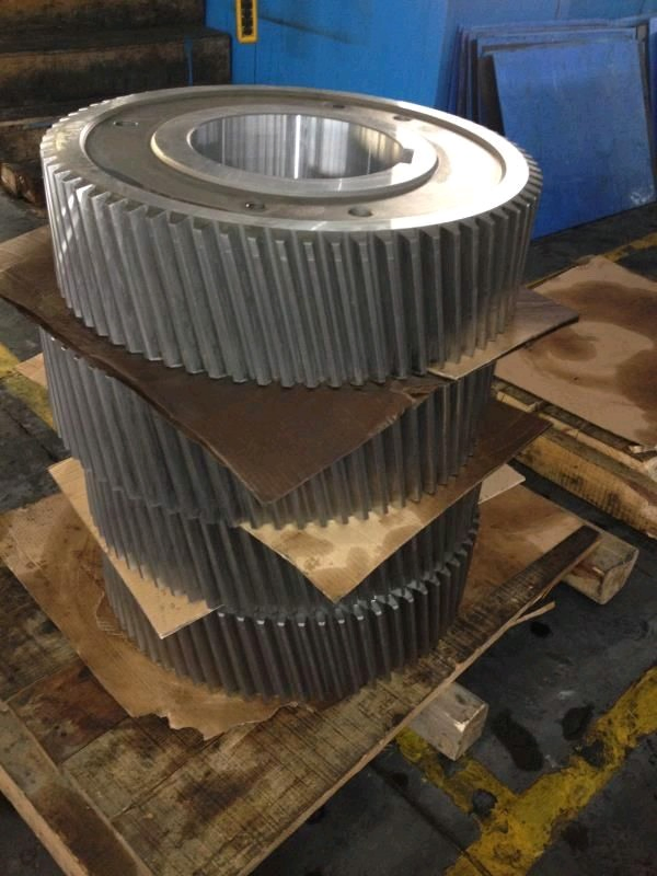 Foundry Customize Large Diameter Gear Shaft Gear for Industrial Gearbox