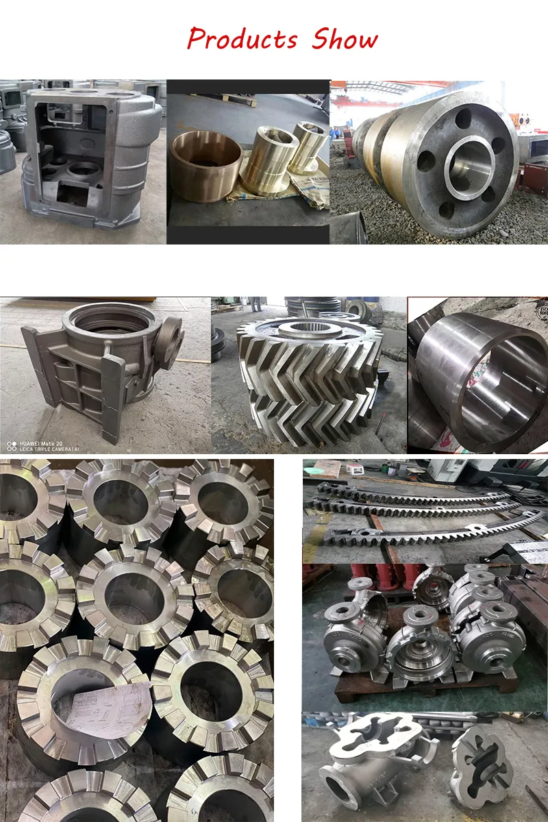 Foundry Customize Large Diameter Gear Shaft Gear for Industrial Gearbox