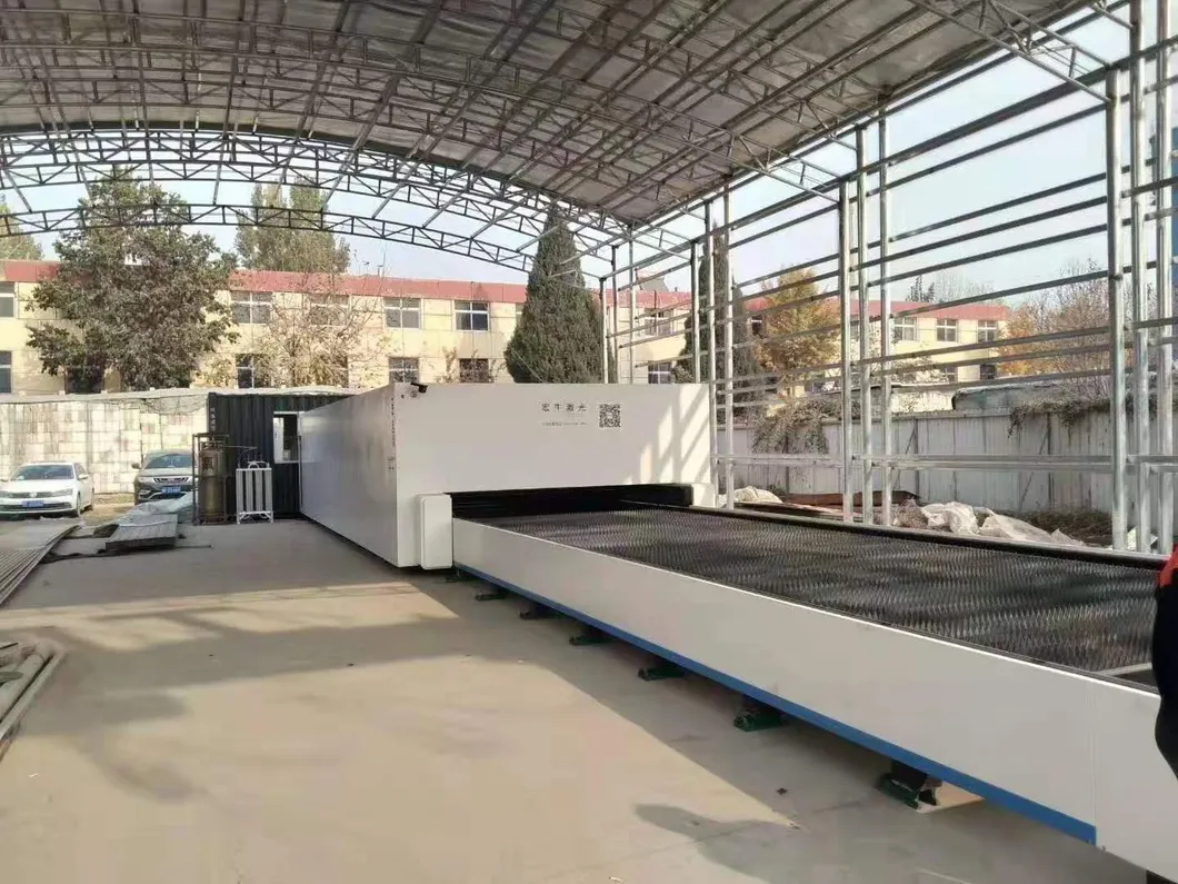 Full Cover Enclosed Fiber Laser Cutting Machine with Auto Exchange Dual Table