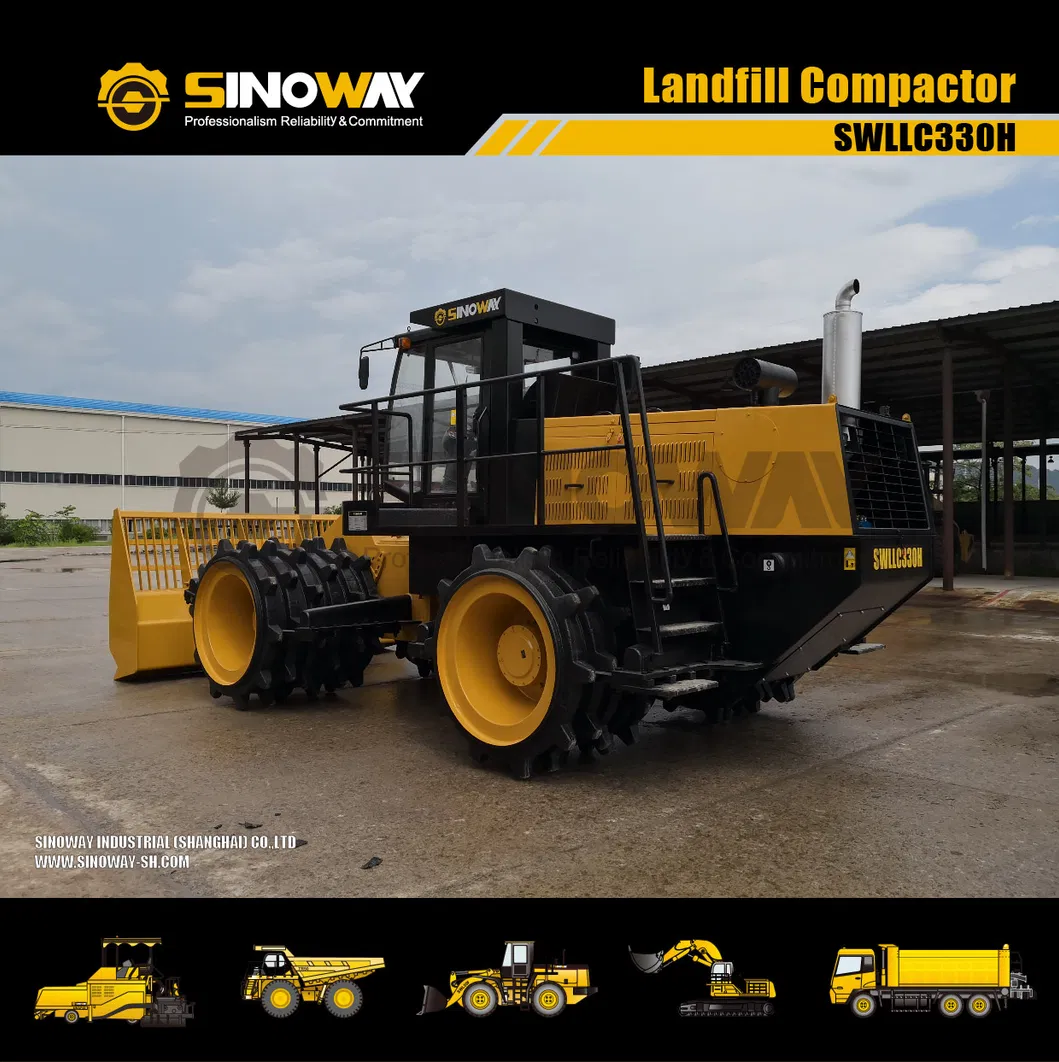 Full Hydraulic Transmission Refuse Compactor with Cummins Engine