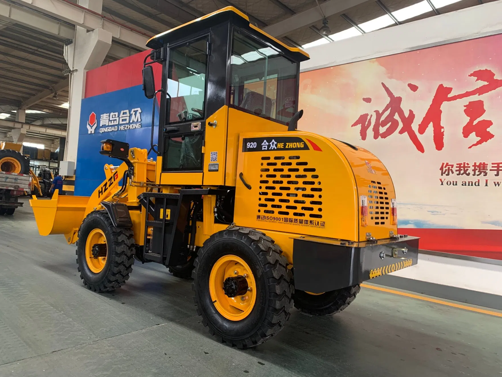 Generation Qdhz Zl915 Agricultural Machinery Construction Full Hydraulic Mini Compact Wheel Loader