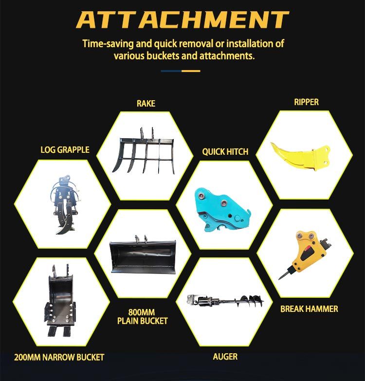 Good Sale with Chinese Sale New Mini Digger Best Tools Daftar Harga Track Shoe Portable Machines Excavator Free Shipping