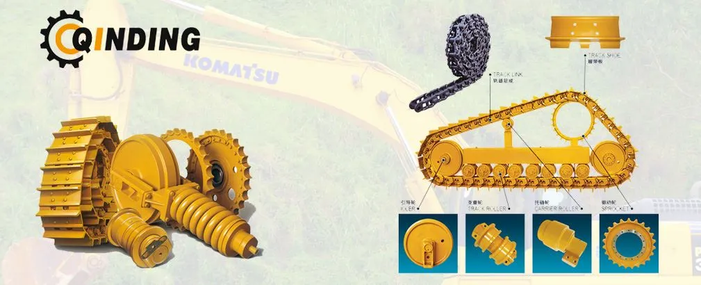 Greased and Lubricated Komatsu Track Link Undercarriage Parts D85px-15 Bulldozer Track Chain 154-32-00650