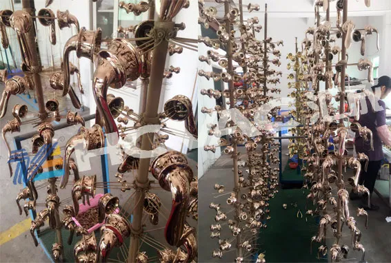 Hcvac Hardware Metal Faucet Kitchenware Physical Vapor Deposition Vacuum Coating Machine