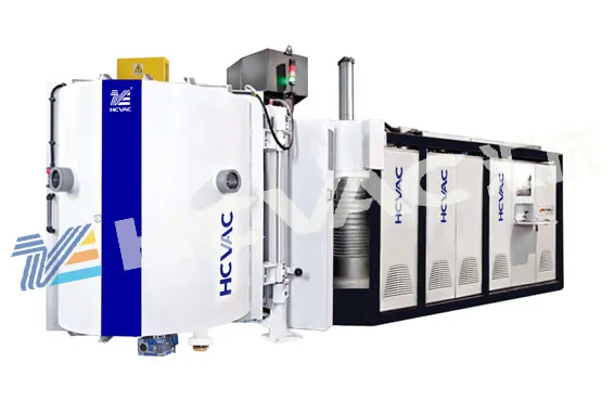 Hcvac Plastic Car Light Reflector High Vacuum Metalising Equipment Plant Machine