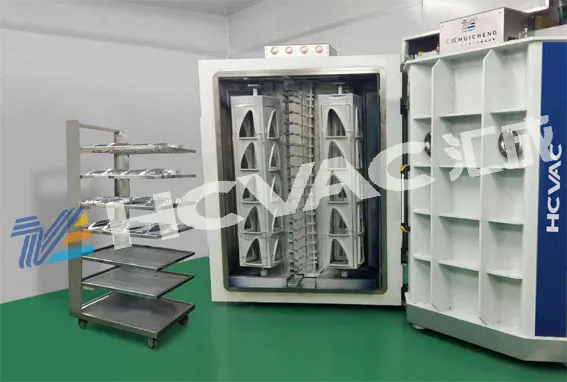 Hcvac Plastic Car Light Reflector High Vacuum Metalising Equipment Plant Machine