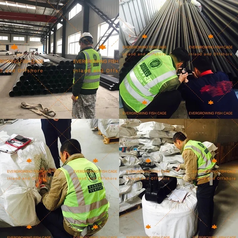 HDPE Fish Cage for Aquaculture Farming Square Net Cages 6mx6m / 5mx5m / 4mx4m