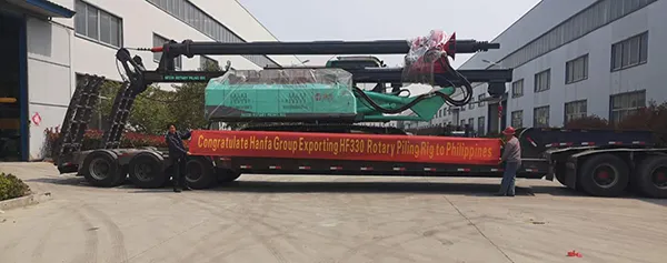 Hf330 Crawler Hydraulic Rotary Drill/Drilling Rig for Foundation Engineering