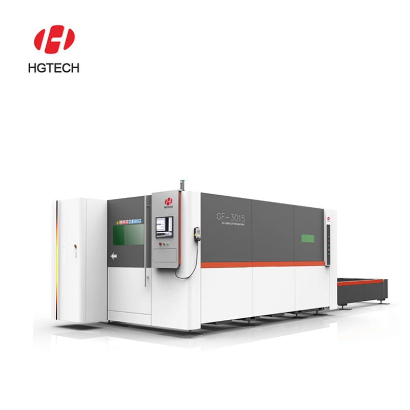 Hgtech China G Series Fiber Laser Cutting Machine High Power Laser Cutter Best Price