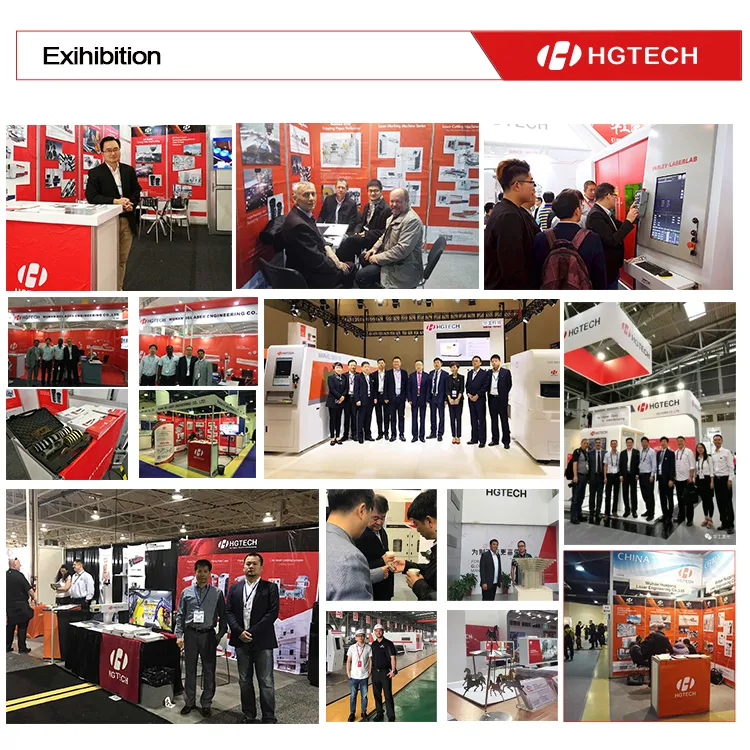 Hgtech China G Series Fiber Laser Cutting Machine High Power Laser Cutter Best Price