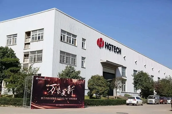 Hgtech China G Series Fiber Laser Cutting Machine High Power Laser Cutter Best Price