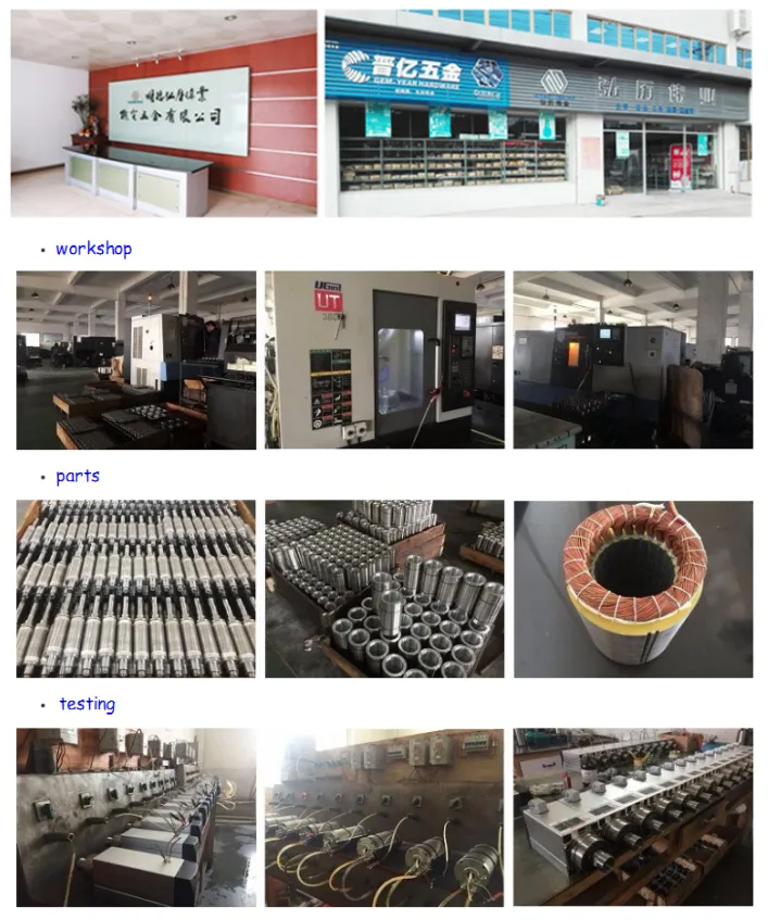 High Grade CNC Router 4.5kw Spindle Motor with Flange Air Cooled Er 32