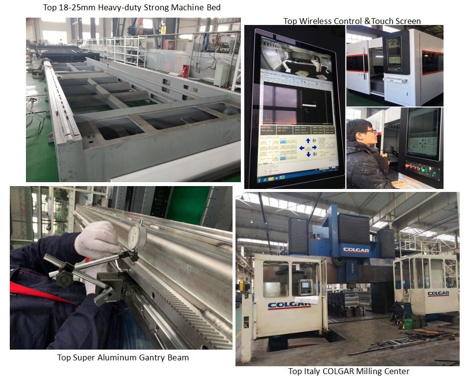 High Precision Fiber Laser Cutting Machine Full-Enclosed with Double Workbench for Metal