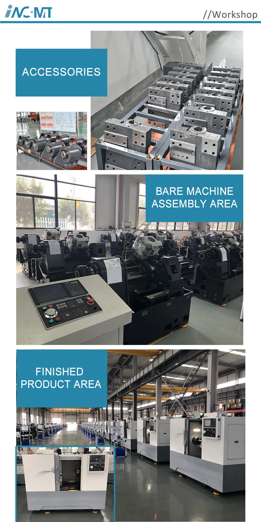 High Precision Mini CNC Slant Bed Lathe (HCK50)