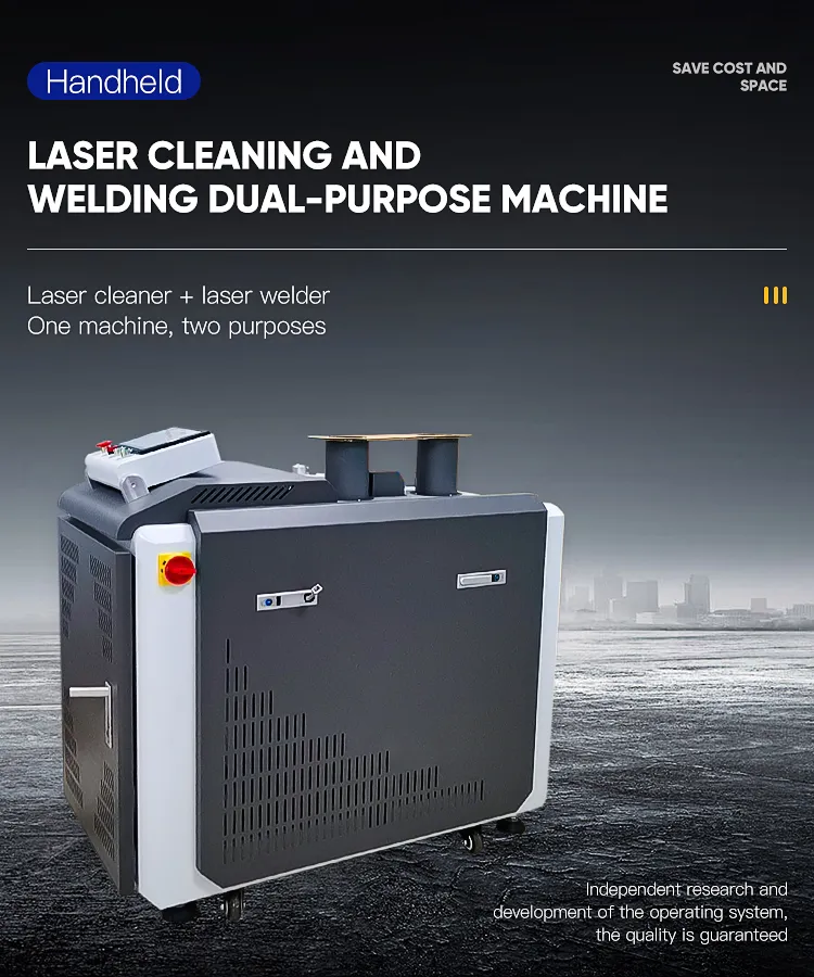 High Productivity Welder Laser and Cleaner 1000W Fiber Laser Optic Welder Channel Laser Welding Machine Price for Sale