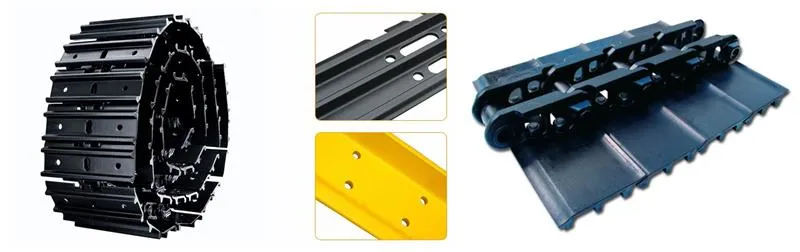 High Quality Bulldozer D85A-12 D85A-18 D85px-15 D85ex-15 D85ess-2 Track Chain Link Shoe Assembly for Komatsu