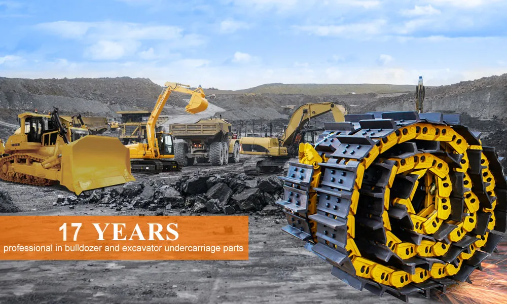 High Quality Komatsu Bulldozer D65/D85/D155 Track Links Track Chains with Shoe Undercarriage Parts