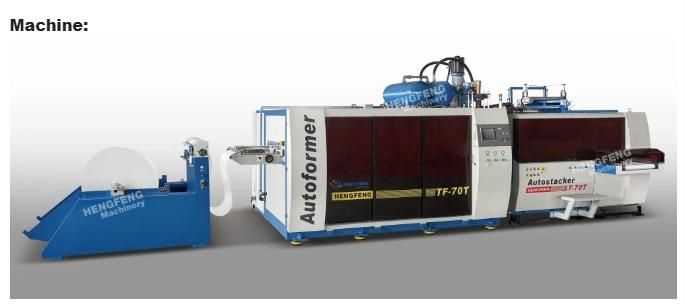 High Speed Automatic Plastic Milk Coffee Tea Cups Making Thermoforming Machine for PLA/PP/Pet
