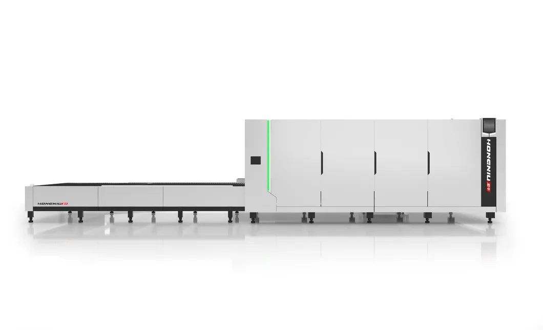 Hongniu 4020h High Speed Enlosed Fiber Laser Cutting Machine for Metal