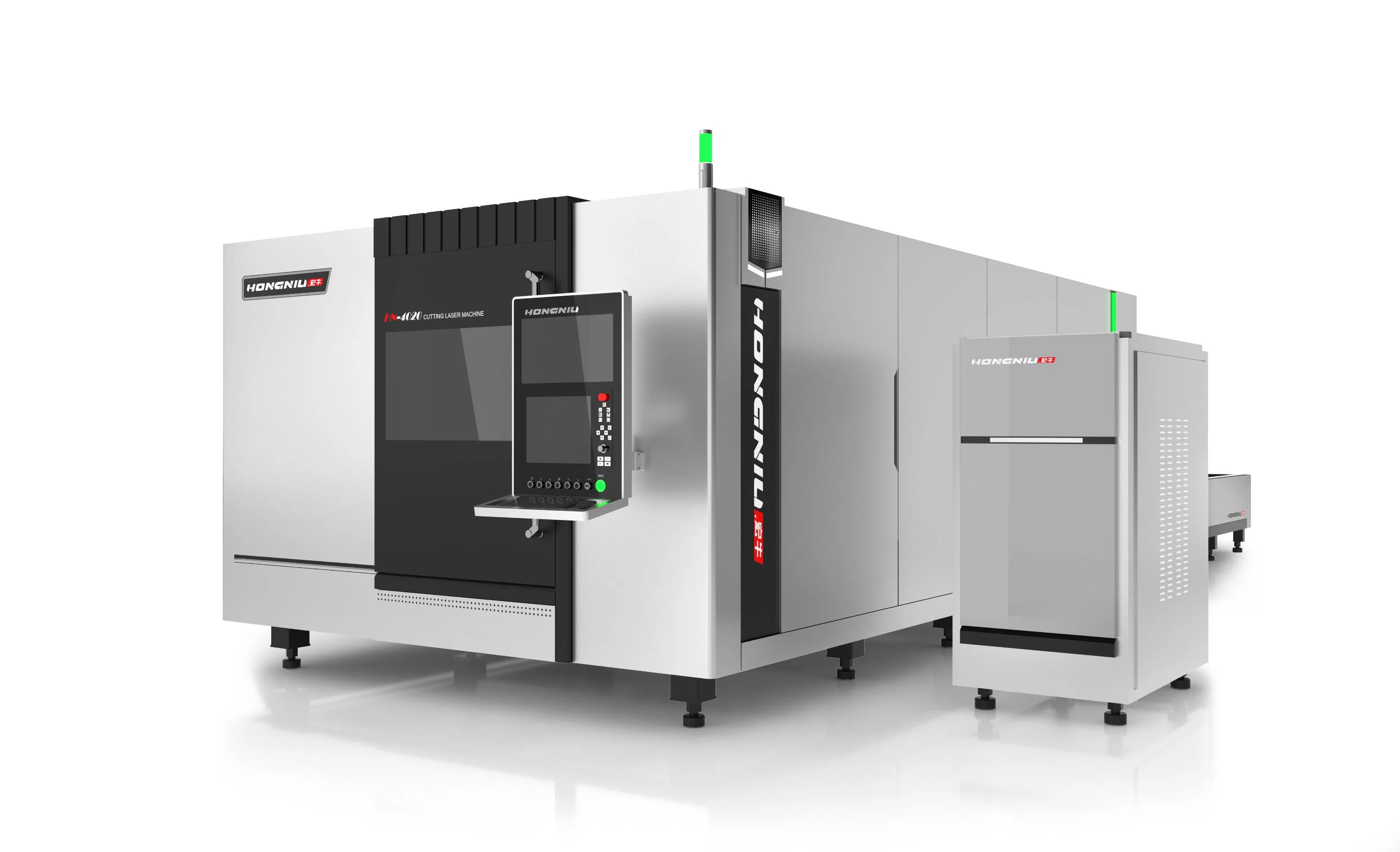 Hongniu 4020h High Speed Enlosed Fiber Laser Cutting Machine for Metal
