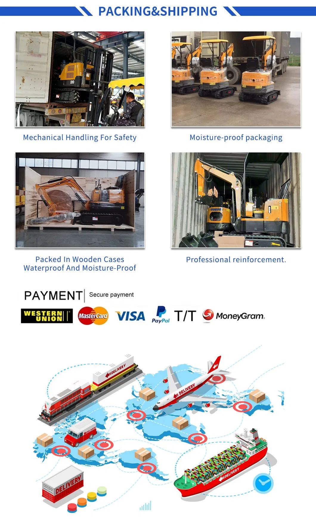 Hot Sale China Toros 3 Ton Backhoe Mini Hydraulic Crawler Excavator/ Te30/CE ISO EPA/ Strong Power for Farm Garden Construction